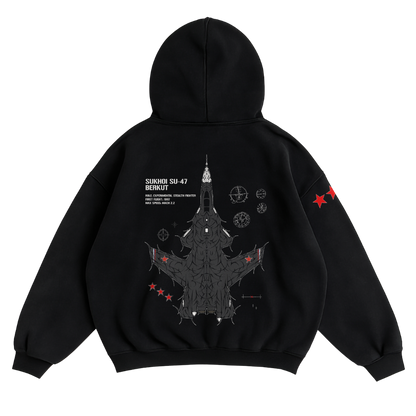 LIMITED - SU-47 BERKUT CHROMA HOODIE - WRAITH