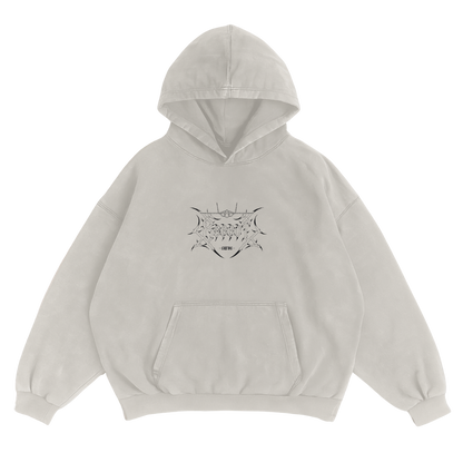 SU-47 BERKUT WASHED HOODIE - CREAM