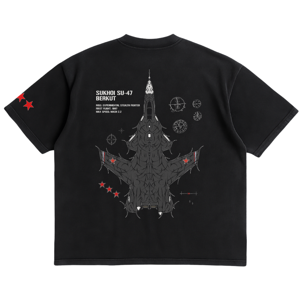 LIMITED - SU-47 BERKUT CHROMA SHIRT - WRAITH