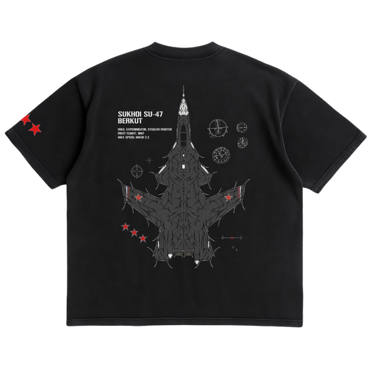 LIMITED - SU-47 BERKUT CHROMA SHIRT - WRAITH