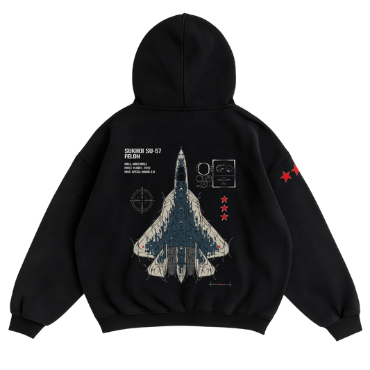 LIMITED - SU-57 FELON CHROMA HOODIE - STORM