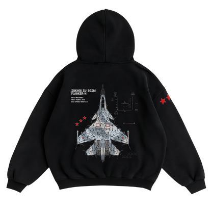 LIMITED - SU-30SM FLANKER-H CHROMA HOODIE - WAVE