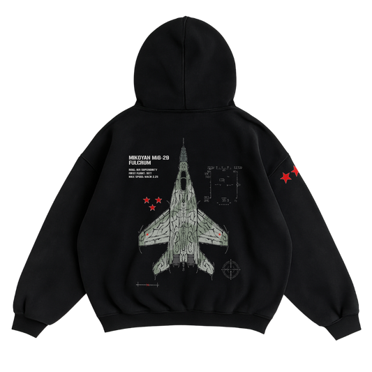 LIMITED - MiG-29 FULCRUM CHROMA HOODIE - HUNTER