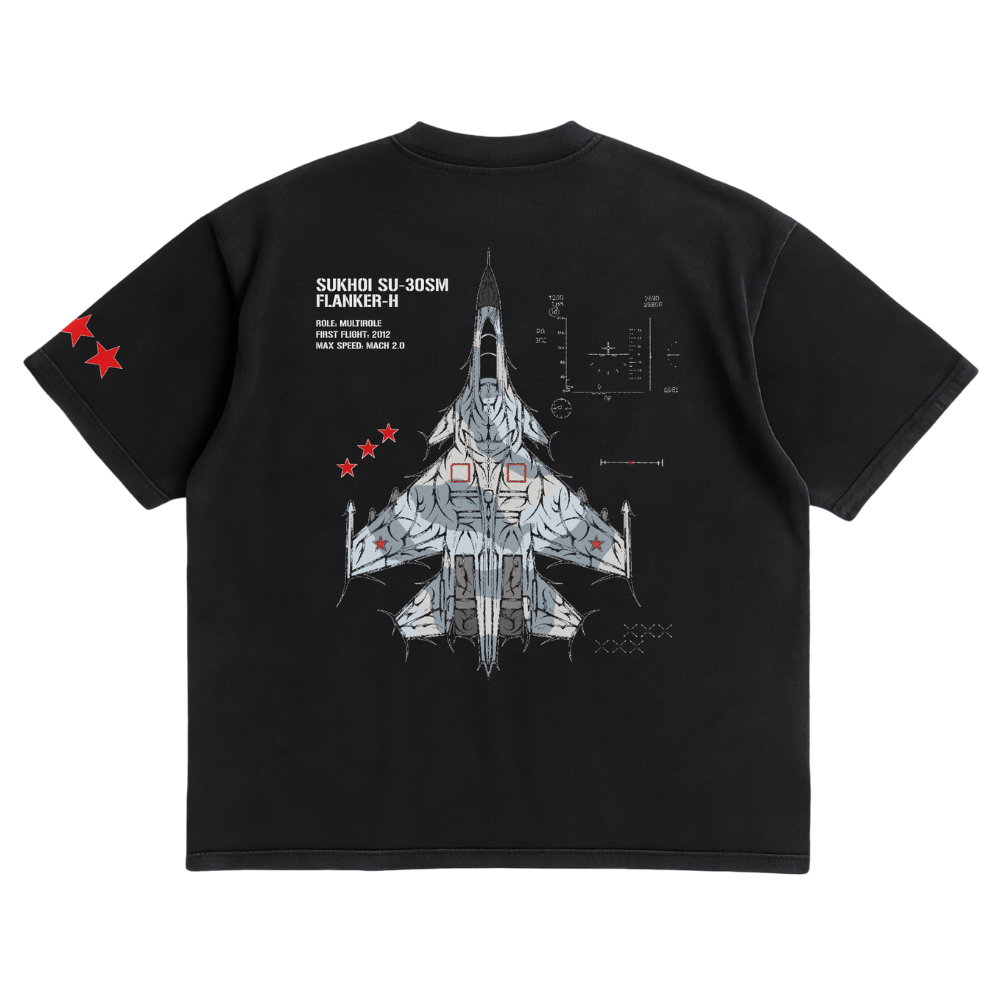 LIMITED - SU-30SM FLANKER-H CHROMA SHIRT - WAVE