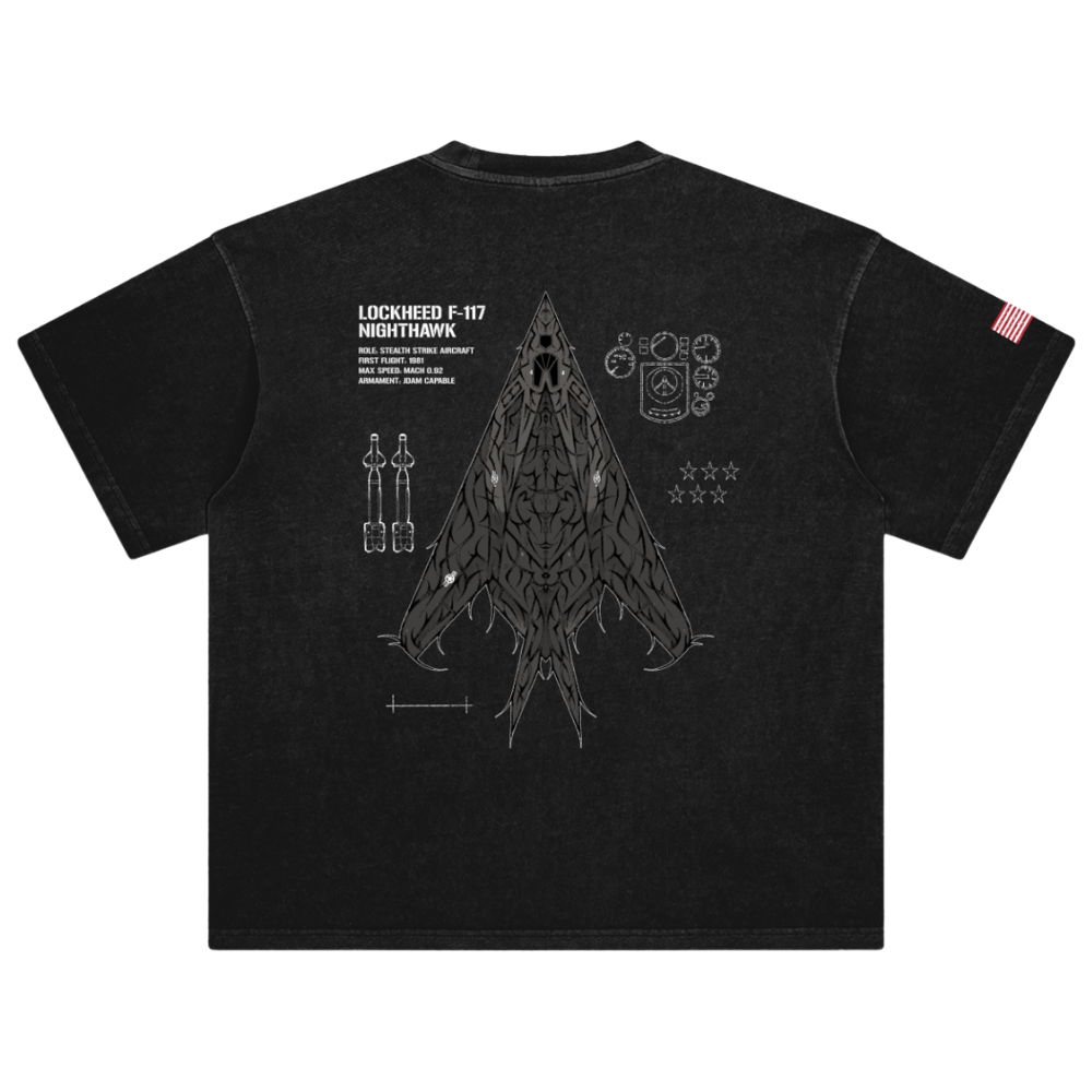 LIMITED - F-117 NIGHTHAWK CHROMA SHIRT - ONYX