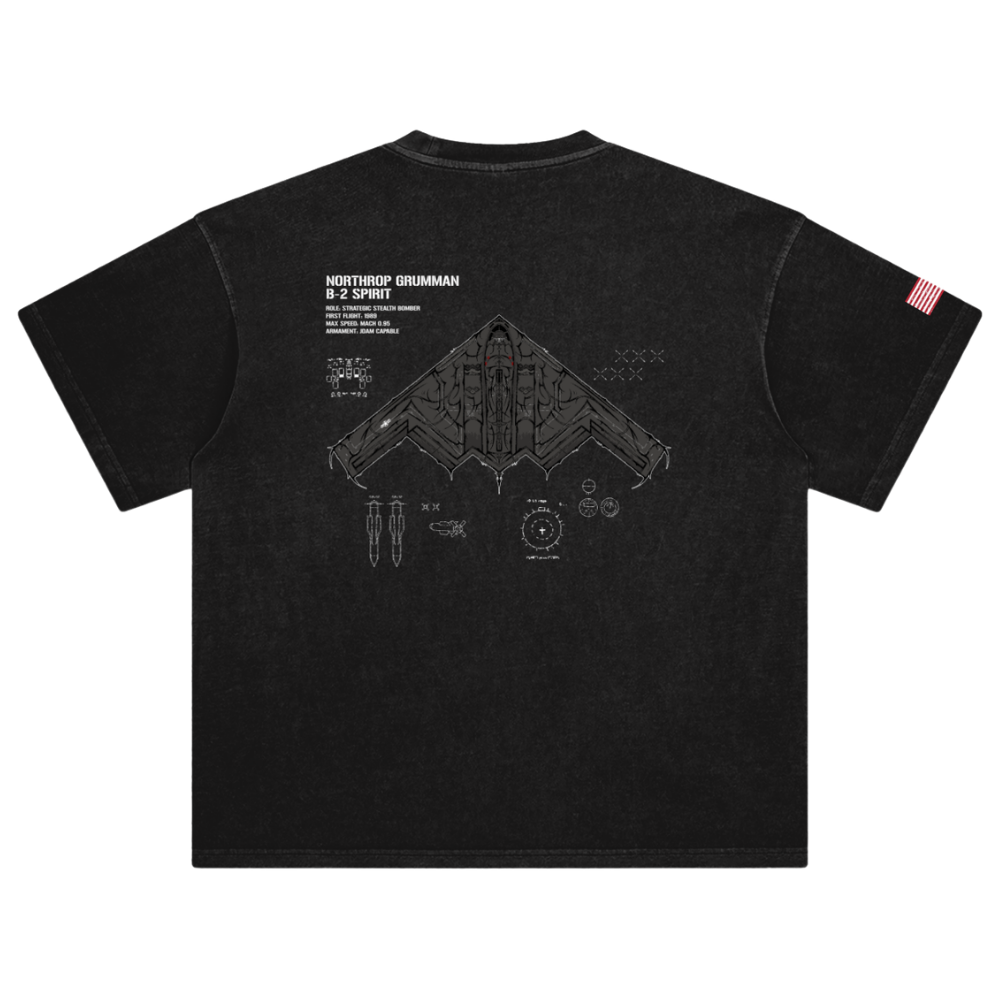 LIMITED - B-2 SPIRIT CHROMA SHIRT - WRAITH