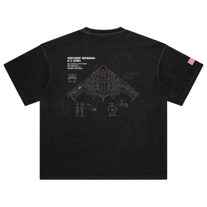 LIMITED - B-2 SPIRIT CHROMA SHIRT - WRAITH