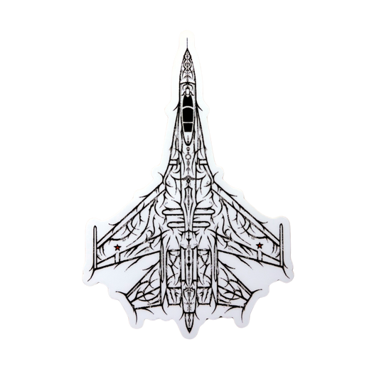 SU-27 FLANKER CYBERSIGILISM STICKER