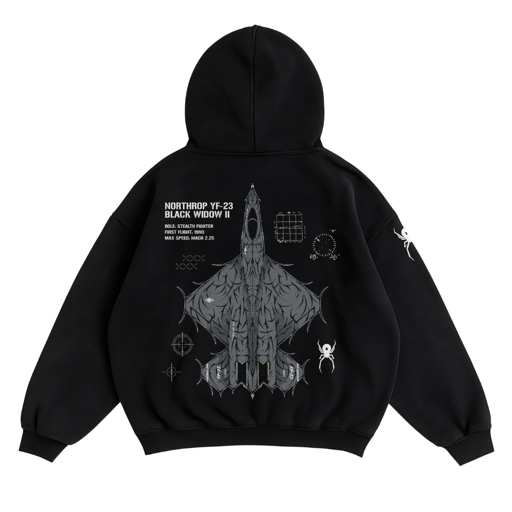 LIMITED - YF-23 BLACK WIDOW II CHROMA HOODIE - SPECTRE