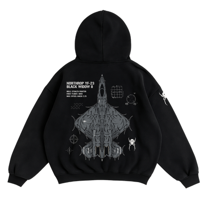 LIMITED - YF-23 BLACK WIDOW II CHROMA HOODIE - SPECTRE