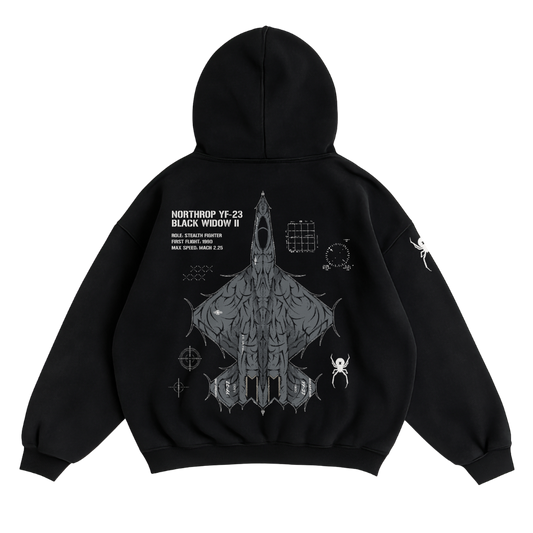 LIMITED - YF-23 BLACK WIDOW II CHROMA HOODIE - SPECTRE