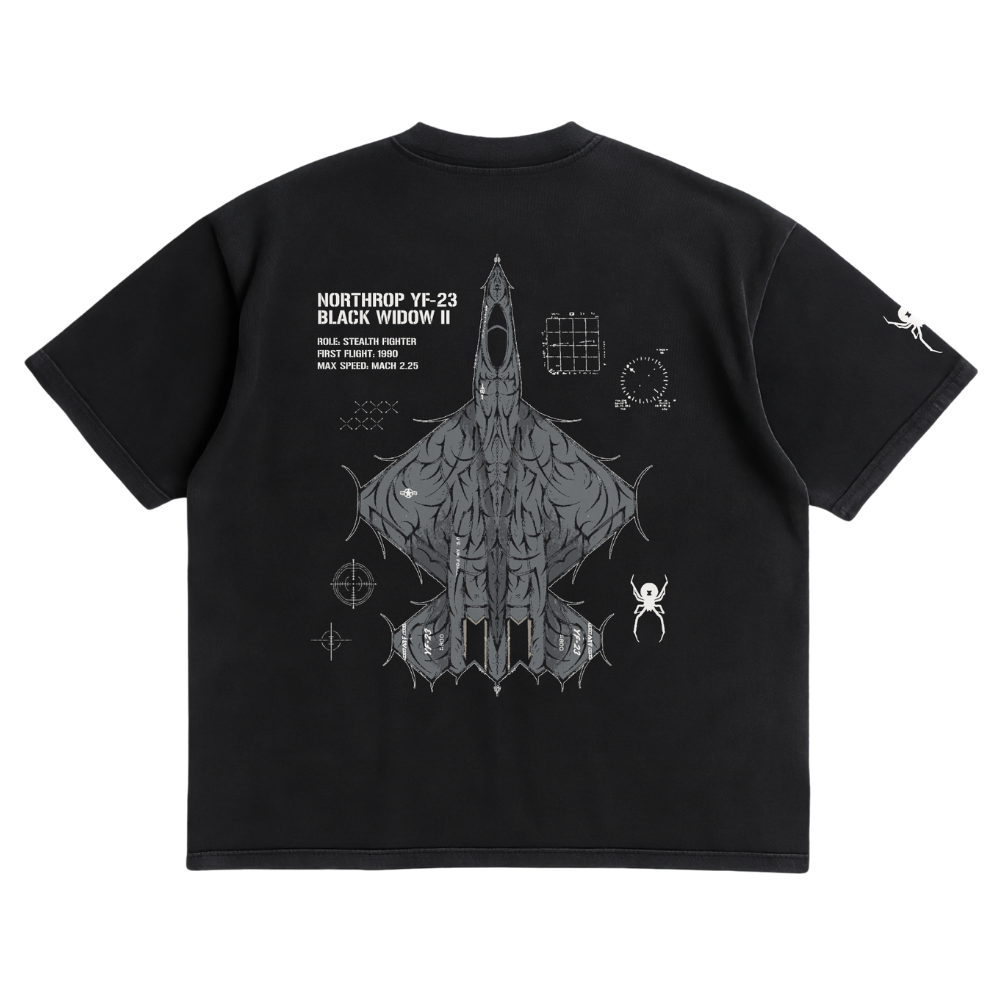 LIMITED - YF-23 BLACK WIDOW II CHROMA SHIRT - SPECTRE