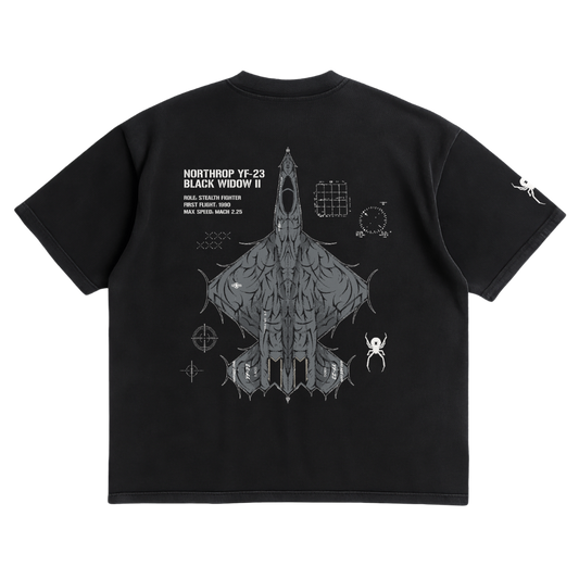 LIMITED - YF-23 BLACK WIDOW II CHROMA SHIRT - SPECTRE