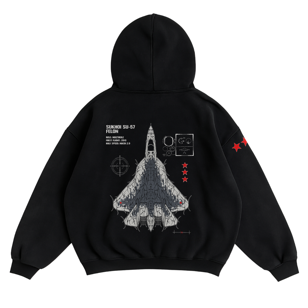 LIMITED - SU-57 FELON CHROMA HOODIE - VAIL