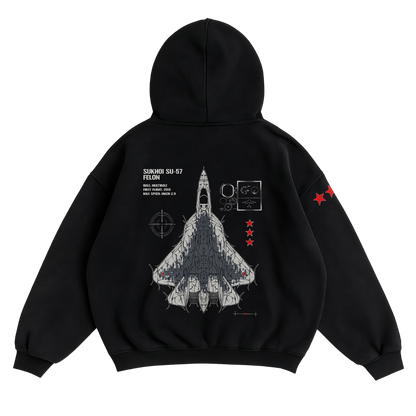 LIMITED - SU-57 FELON CHROMA HOODIE - VAIL