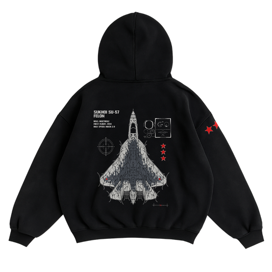 LIMITED - SU-57 FELON CHROMA HOODIE - VAIL