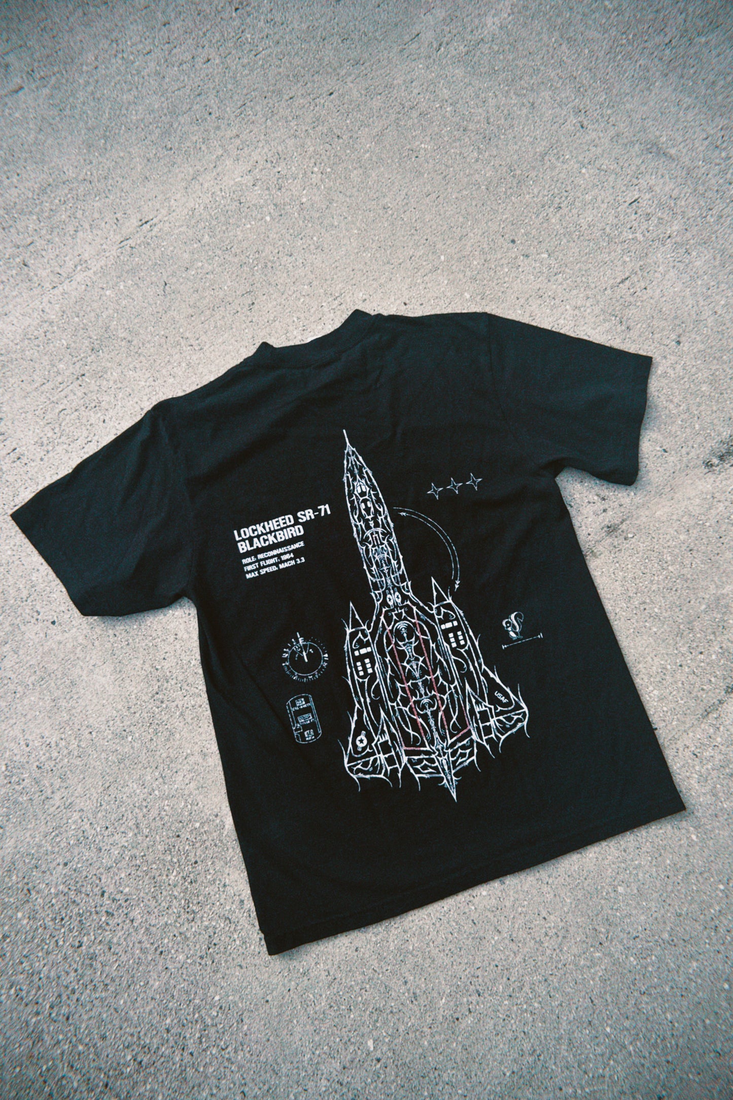 SR-71 BLACKBIRD CYBERSIGILISM T-SHIRT