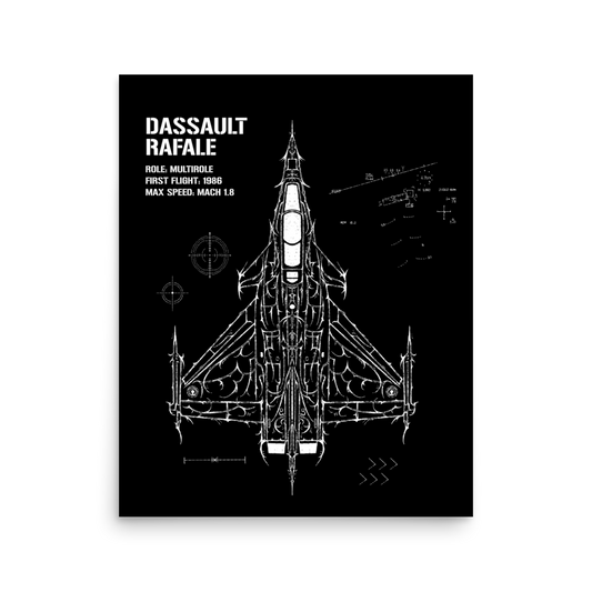 DASSAULT RAFALE CYBERSIGILISM POSTER