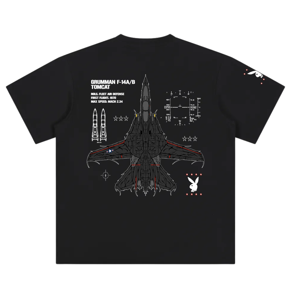 LIMITED - F-14 TOMCAT CHROMA SHIRT - ONYX