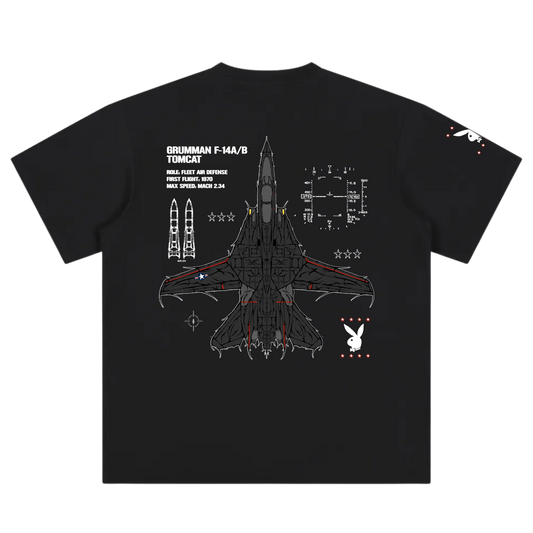 LIMITED - F-14 TOMCAT CHROMA SHIRT - ONYX