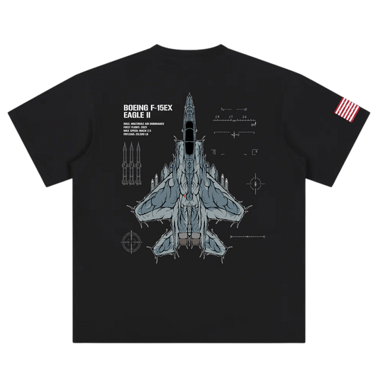 LIMITED - F-15EX EAGLE II CHROMA SHIRT - STEEL