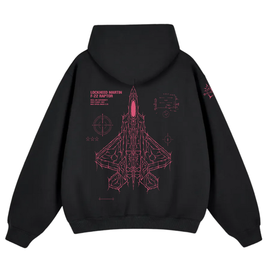 LIMITED VD 2026  - F-22 RAPTOR PINK HOODIE