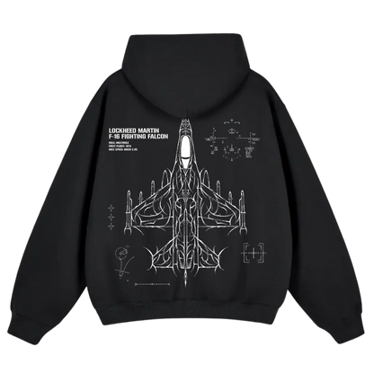 F-16 FIGHTING FALCON CYBERSIGILISM HOODIE