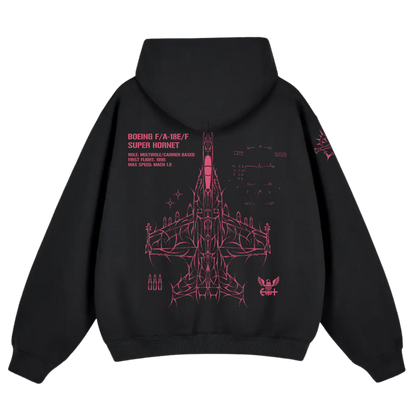 LIMITED VD 2026  - F/A-18 SUPER HORNET PINK HOODIE