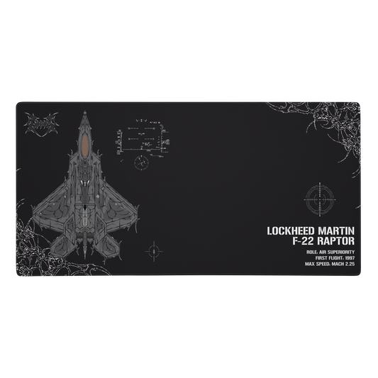 F-22 RAPTOR DESK MAT