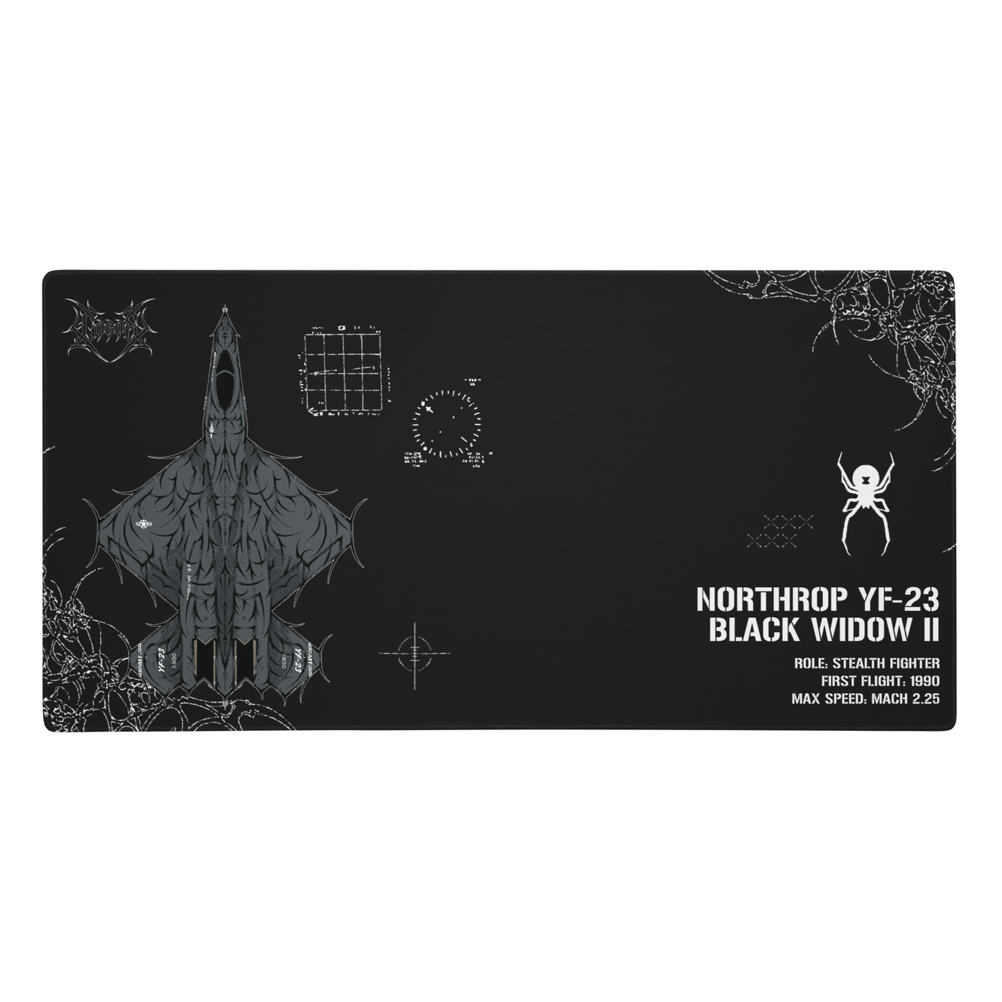 YF-23 BLACK WIDOW DESK MAT