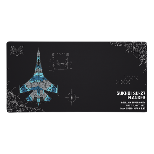 SU-27 FLANKER DESK MAT