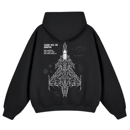 SAAB JAS 39 GRIPEN CYBERSIGILISM HOODIE