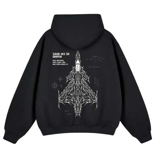 SAAB JAS 39 GRIPEN CYBERSIGILISM HOODIE
