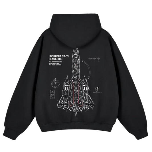 SR-71 BLACKBIRD CYBERSIGILISM HOODIE