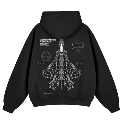 F-22 RAPTOR CYBERSIGILISM HOODIE