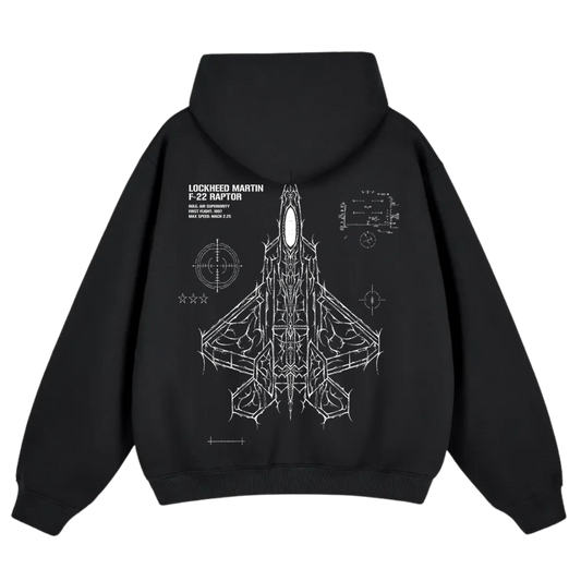 F-22 RAPTOR CYBERSIGILISM HOODIE