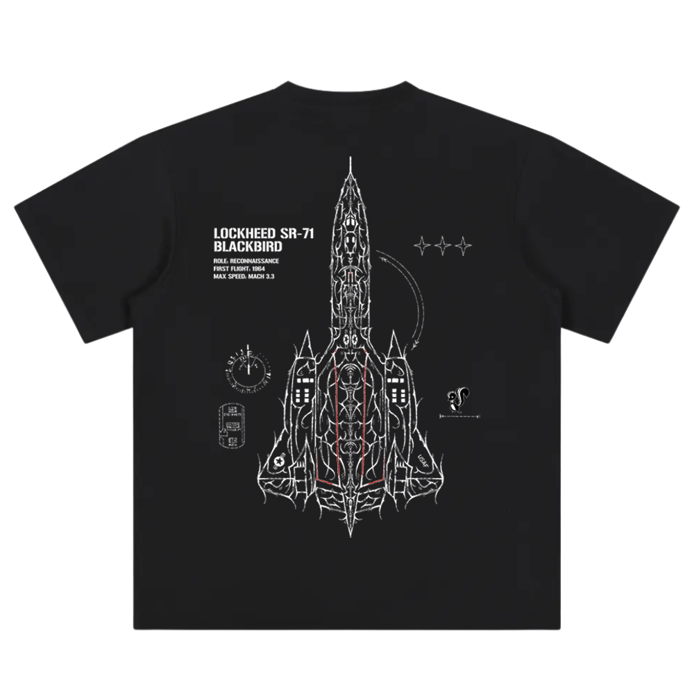 SR-71 BLACKBIRD CYBERSIGILISM T-SHIRT