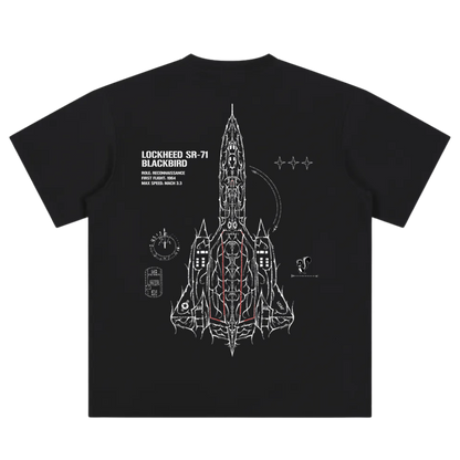 SR-71 BLACKBIRD CYBERSIGILISM T-SHIRT
