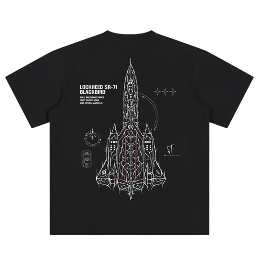 SR-71 BLACKBIRD CYBERSIGILISM T-SHIRT