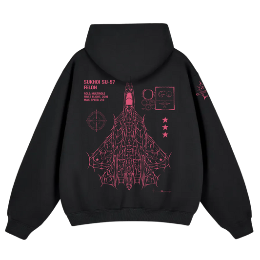 LIMITED VD 2026  - SU-57 FELON PINK HOODIE